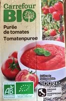 Mängden socker i Purée de tomates bio