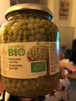 Mängden socker i Petits pois très fins