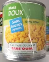 Mängden socker i Maïs sans sucres ajoutés