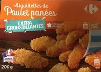 Mängden socker i Aiguillettes de poulet panées extra croustillantes