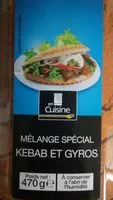 Mängden socker i Mélange spécial kébab et gyros