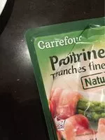 Mängden socker i Poitrine Tranches fines Nature