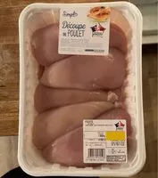 Mängden socker i Filets de poulet