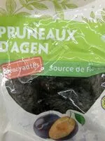 Mängden socker i Pruneaux d'Agen dénoyautés