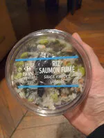 Mängden socker i Riz au saumon fumé sauce raifort et wazabi