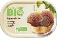 Mängden socker i Crème glacée Chocolat