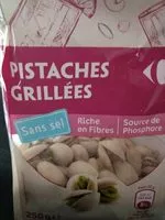 Mängden socker i Pistaches grillées sans sel