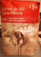 Mängden socker i Farine de blé T45