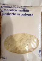 Mängden socker i Amandes en poudre