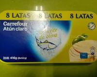 Mängden socker i Thon Albacore à l'huile d'olive