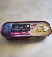 Mängden socker i Filets de maquereaux à l'échalote