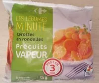 Mängden socker i Carottes en rondelles - Précuits vapeur