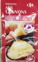Mängden socker i Raclette aux oignons