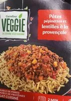 Mängden socker i Pâtes et lentilles à la provençale
