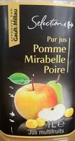 Mängden socker i Pur Jus POMME MIRABELLE & POIRE