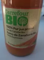 Mängden socker i Jus de Carotte