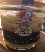 Mängden socker i Foie gras de canard entier du sud ouest