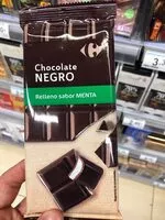 Mängden socker i Chocolate negro relleno sabor menta