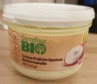 Mängden socker i Crème fraiche épaisse de Normandie