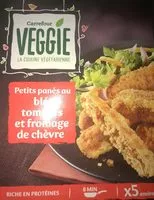 Mängden socker i Petits panés au blé tomates et au fromage de chèvre