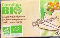 Mängden socker i Bouillon aux légumes