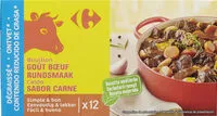 Mängden socker i Bouillon Goût boeuf Dégraissé*