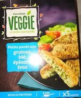 Mängden socker i Petits panés aux graines, blé, épinards, feta