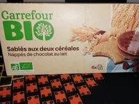 Mängden socker i Sablés au deux céréales Chocolat lait