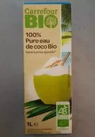 Mängden socker i 100 % Pure Eau de Coco Bio