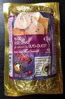 Mängden socker i BLOC de FOIE GRAS de canard