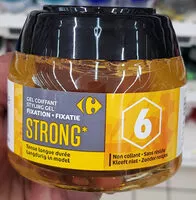 Mängden socker i Gel coiffant N6 STRONG carrefour