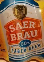 Mängden socker i Bière sans alcool Saer-Brau Lager Beer 0.0%