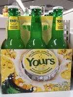Mängden socker i YOURS Avec Bière sans alcool Saveur citron