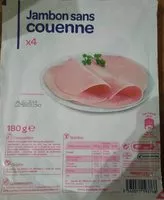 Mängden socker i Jambon cuit choix