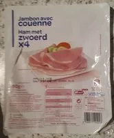 Mängden socker i Jambon avec couenne x4