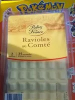 Mängden socker i Ravioles au Comté AOP