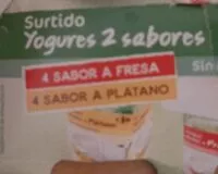 Mängden socker i Yogur Fresa Platano