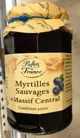 Mängden socker i Confiture Myrtilles sauvages du Massif Central