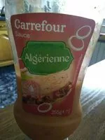 Mängden socker i Sauce Algérienne