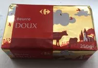 Mängden socker i Beurre gastronomique doux