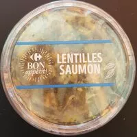 Mängden socker i Lentilles saumon