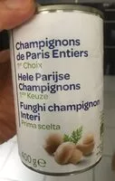 Mängden socker i Champignons de paris entiers