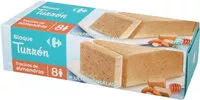 Mängden socker i Helado de turrón con trocitos de almendra