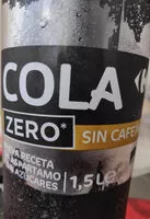 Mängden socker i Cola zero sin cafeína carrefour