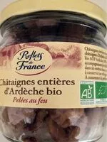 Mängden socker i Châtaignes entières d'Ardèche bio
