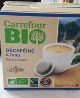 Mängden socker i Cafe decafeiné a l eau