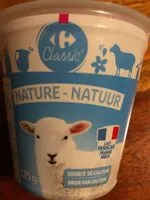 Mängden socker i Yaourt nature au lait de brebis