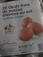 Mängden socker i Oeufs frais de poules