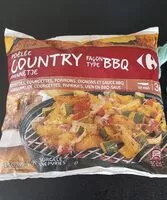 Mängden socker i Poêlé country façon type BBQ