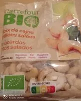 Mängden socker i Noix de cajou